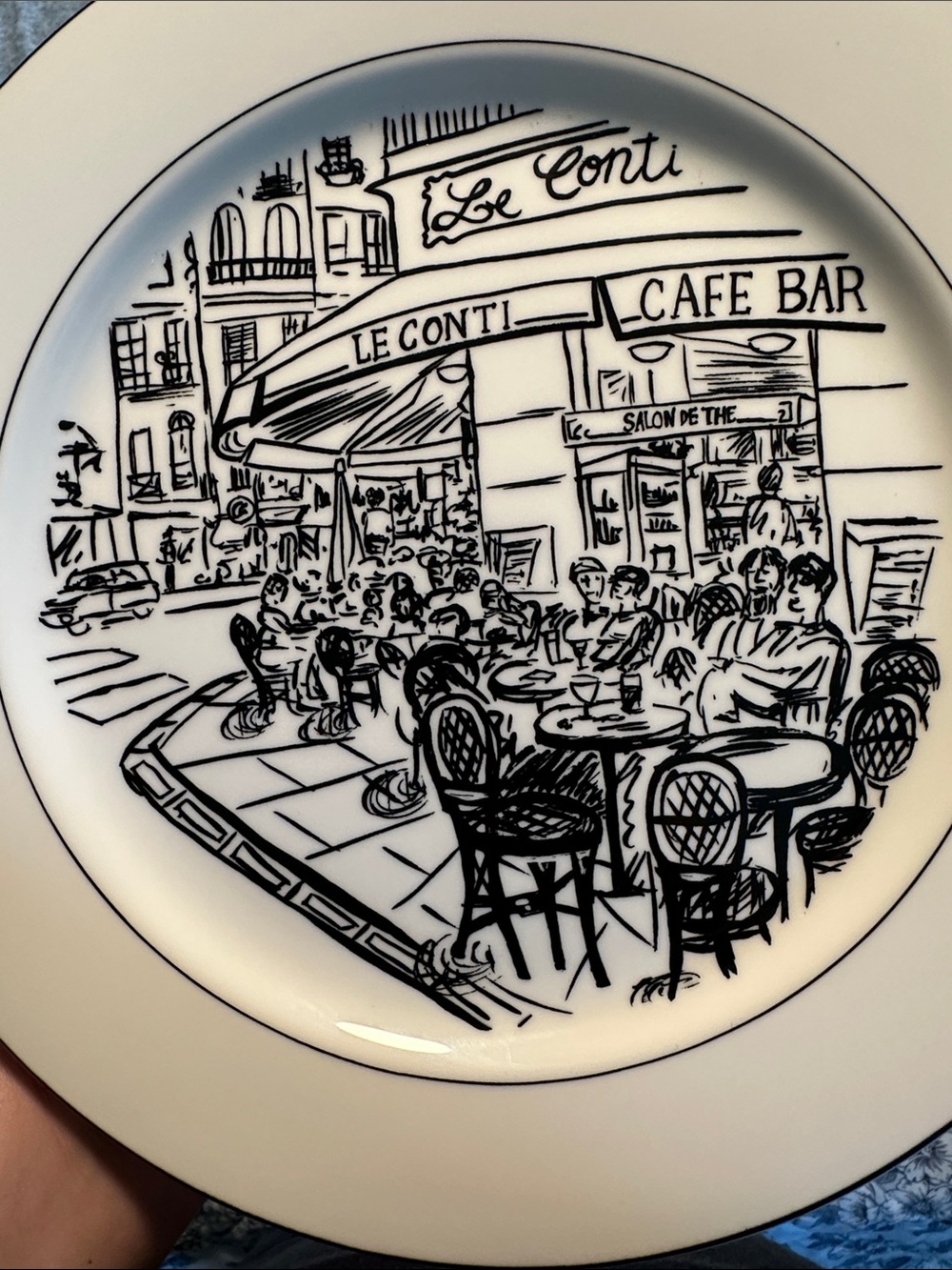 Mikasa HK 114 Dinner Plates (6) - Parisian Scenes